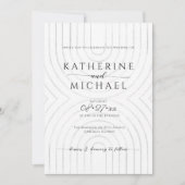 Minimalistische Einladung (Vorderseite)