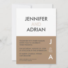 Minimalistische Einladung