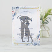 Minimalistische Einladung (Stehend Vorderseite)