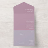 Minimalistische Einladung (Innen Boden)