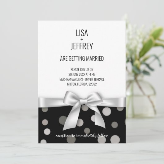 Minimalistische Einladung (Stehend Vorderseite)