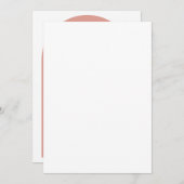 Minimalistische Einladung (Vorne/Hinten)