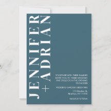 Minimalistische Einladung