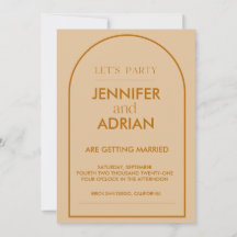 Minimalistische Einladung