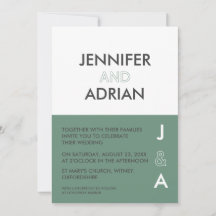 Minimalistische Einladung