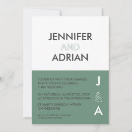 Minimalistische Einladung