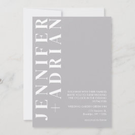 Minimalistische Einladung