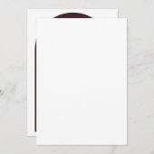 Minimalistische Einladung (Vorne/Hinten)