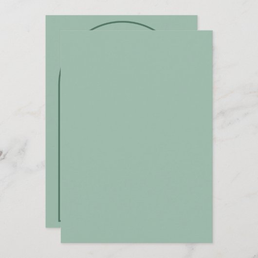 Minimalistische Einladung (Vorne/Hinten)