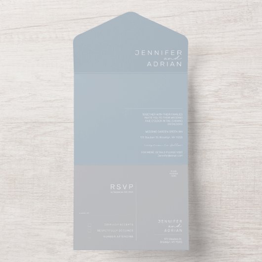 Minimalistische Einladung (Innen Boden)