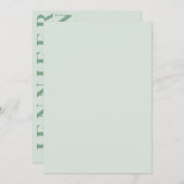 Minimalistische Einladung (Vorne/Hinten)