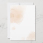 Minimalistische Einladung von Boho Hochzeit im Her (Rückseite)