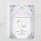 Minimalistische Einladung zur Hochzeit (Vorderseite)