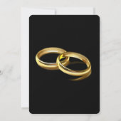 Minimalistische Einladung zur Hochzeit (Rückseite)