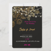 Minimalistische Einladung zur Hochzeit (Vorderseite)