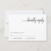 Minimalistische Einladungskarte Einladung (Vorderseite)