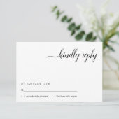 Minimalistische Einladungskarte Einladung (Stehend Vorderseite)