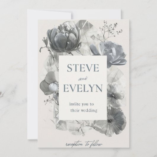 Minimalistische Einladungskarte Einladung (Vorderseite)