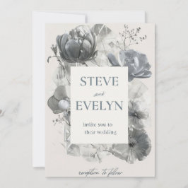 Minimalistische Einladungskarte Einladung