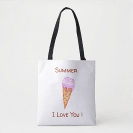 Minimalistische Eiscreme I Liebe Tote Tasche