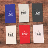 Minimalistische Elegant blassfarbene Rose Fett Sch Visitenkarte