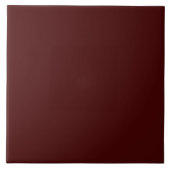 Minimalistische Elegant Burgund Weihnachtsfarbe Fliese (Vorderseite)