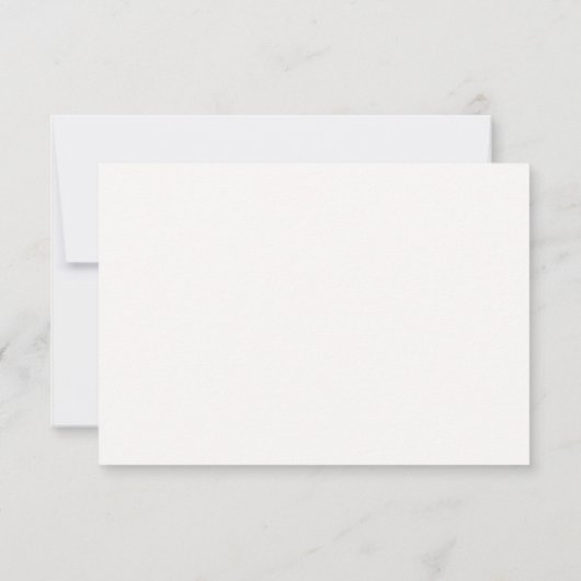 Minimalistische Elegant-Elfenbein-Hochzeitskarte Einladung (Rückseite)