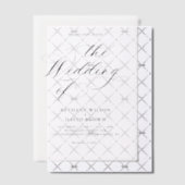 Minimalistische Elegant-Kalligrafie-Hochzeit Pergament Einladungen (Versetzt (Einladung))