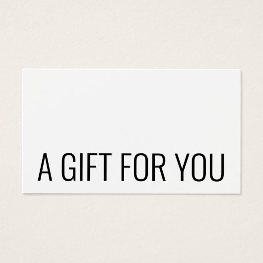 Minimalistische Elegant Schwarz und Weiß kühl (Vorderseite)