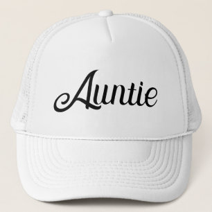 Minimalistische Elegant Script Auntie Truckerkappe