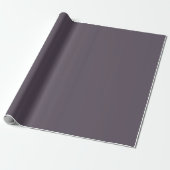 Minimalistische Elegant Solid Graphite Grau Schlic Geschenkpapier (Ungerollt)