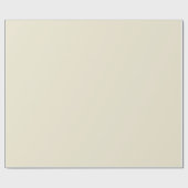 Minimalistische Elegant Solid Pastel Linen White Geschenkpapier (Flach)
