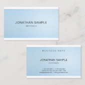 Minimalistische, elegante Berufliche Designfarbe Visitenkarte (Vorne/Hinten)