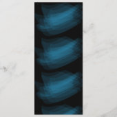 Minimalistische Elegante Fab Style Wedding Menükarte (Rückseite)