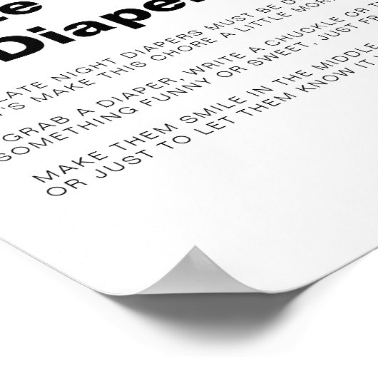 Minimalistische Elegante formale Spätabenteuer-Win Poster (Ecke)