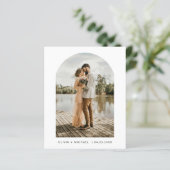 Minimalistische Elegante Foto Arch Wedding (Stehend Vorderseite)