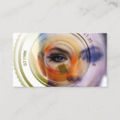 Minimalistische elegante Fotografie Visitenkarte (Vorderseite)