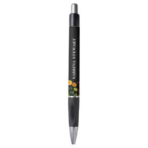 Minimalistische elegante Frühlingsblumen Kugelschreiber