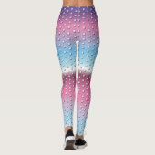 Minimalistische elegante Golf Design Leggings (Rückseite)