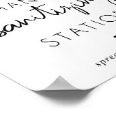 Minimalistische, elegante Handreinigungsanlage Poster (Ecke)