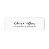 Minimalistische Elegante Handschrift Modernes Schl (Vorne)