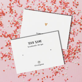 Minimalistische Elegante Imitate Gold Herd Ohrkart