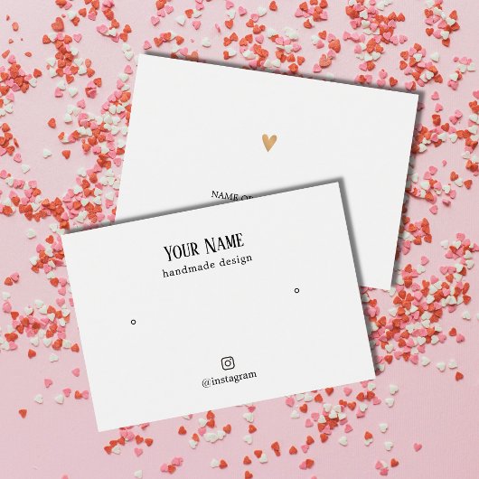 Minimalistische Elegante Imitate Gold Herd Ohrkart