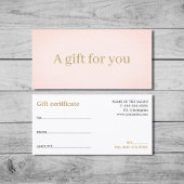 Minimalistische Elegante Imitate Gold Rose Beauty