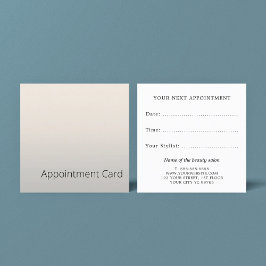 Minimalistische Elegante Imitate Terminkarte