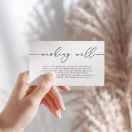 Minimalistische Elegante Kalligrafie wünscht gut Begleitkarte