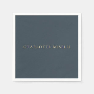 Minimalistische elegante klassische professionelle serviette