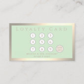 Minimalistische, elegante Luxus-Luminalität Treuekarte (Vorderseite)