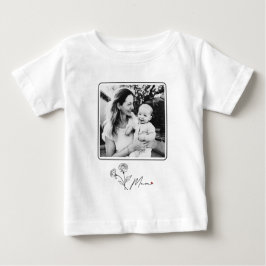 Minimalistische Elegante Mama Baby T-shirt