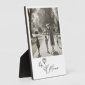 Minimalistische Elegante Mama Fotoplatte (Seite)